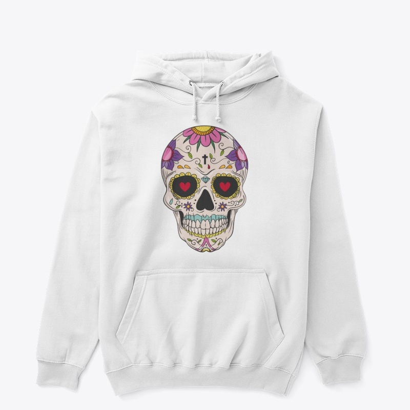Day of the Dead Floral Sugar Skull Merch