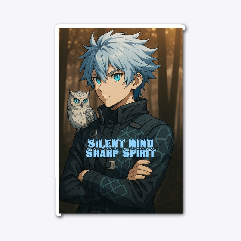 Anime Warrior Owl Companion Tee