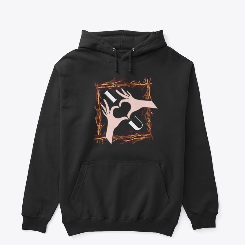 Hand Heart Branch Frame Art