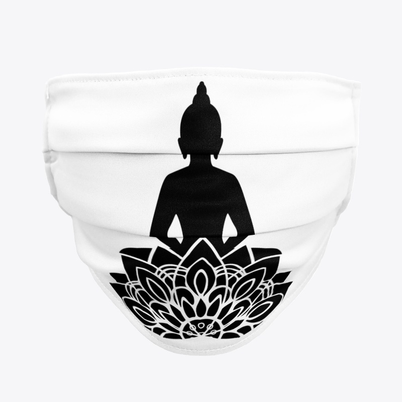 Meditation Buddha with Lotus Flower