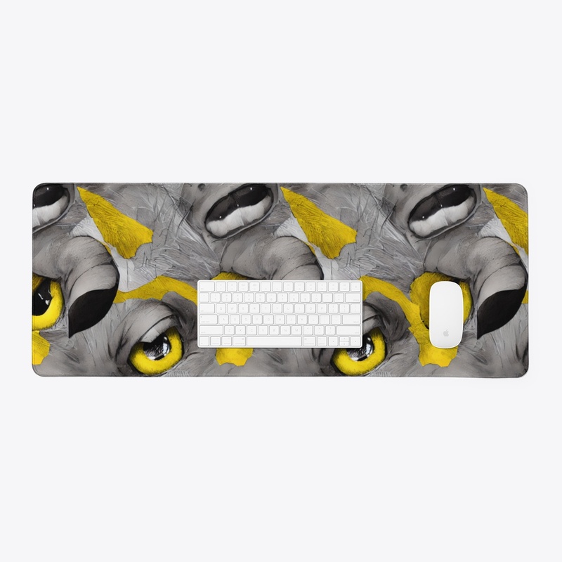 Black, Gray and Gold Abstract Design 