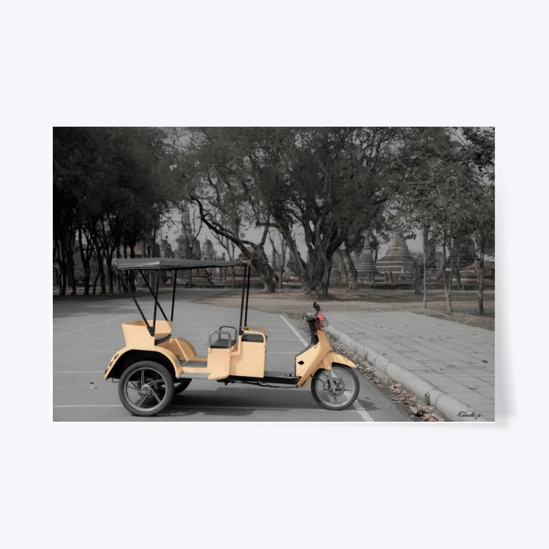 Thai motor tricycle or tuk tuk