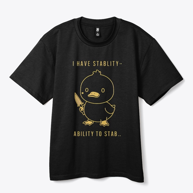 Quirky Duck Ability to Stab Cute 