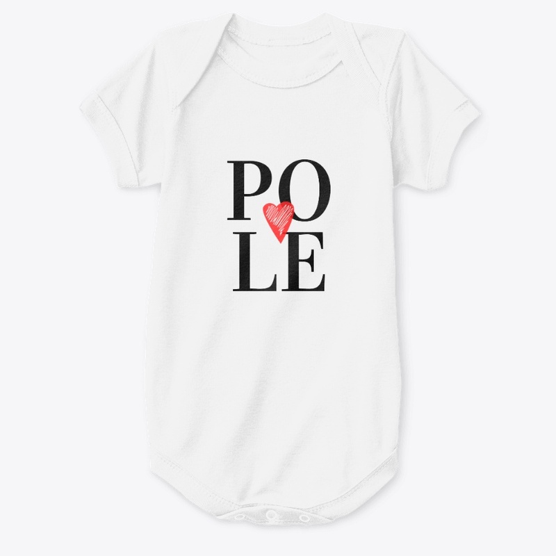 Pole LOVE ~  Red Heart Black  Design