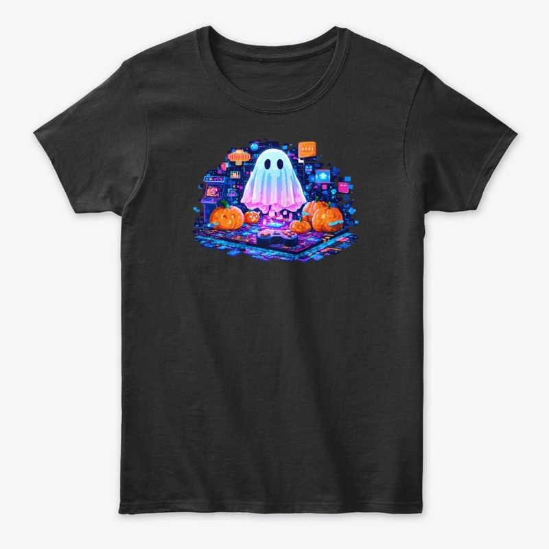 Halloween Gamer Ghost Art