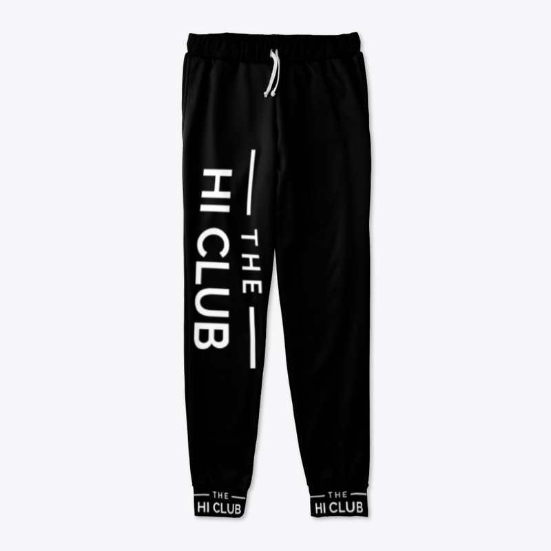 HI-CLUB HANDSOME JOGGERS (WHITE WORDS)