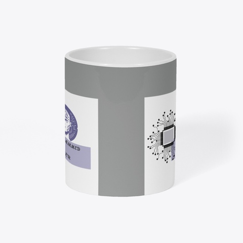 Programmed In Prayer Coffee Mug Medium Grey Maglietta Right