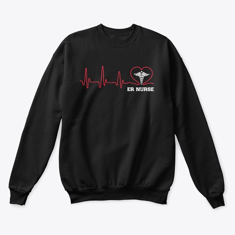 ER Nurse's Heartbeat Hoodie