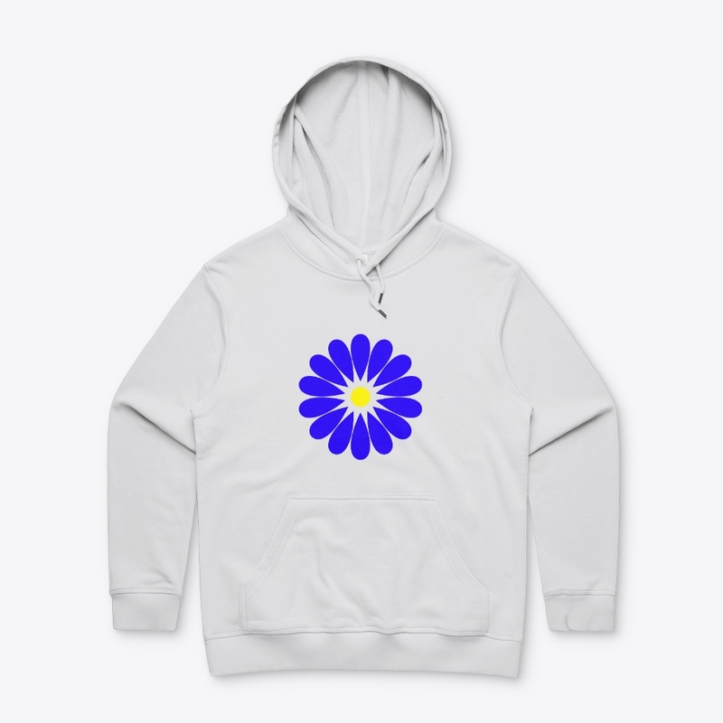 Sacred Geometry Blue Flower