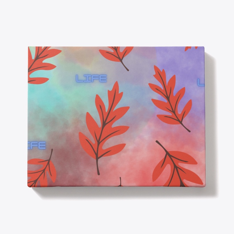  Art Red leaves