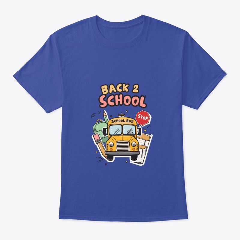 Back 2 School Bus & Supplies T-Shir