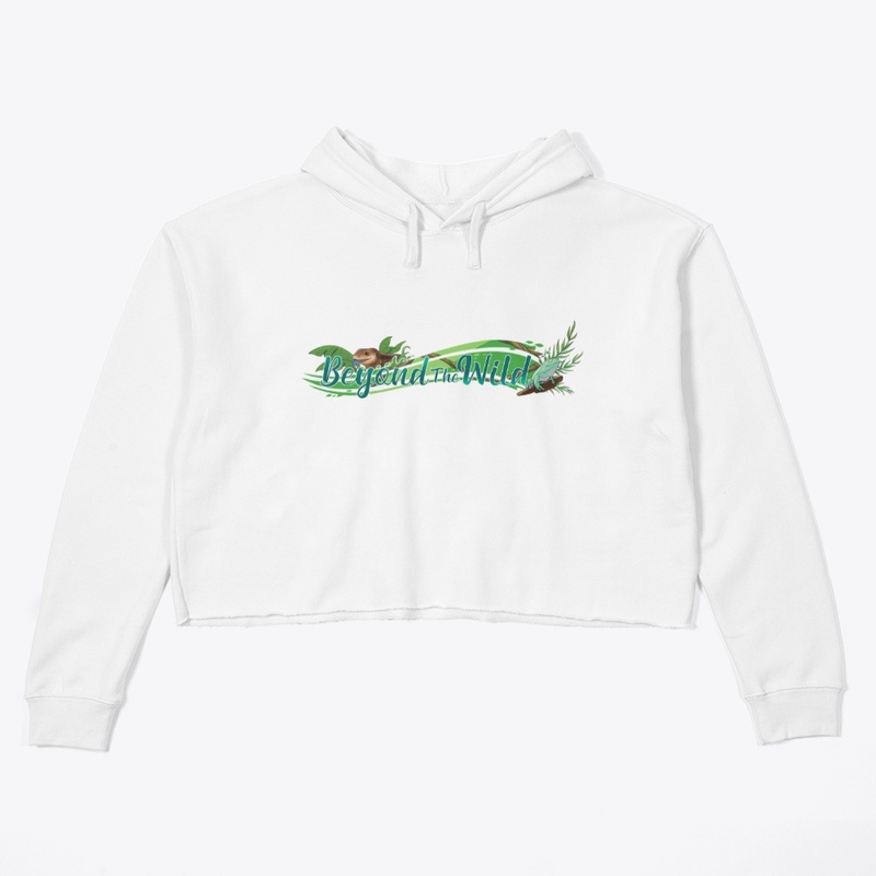 Beyond The Wild Banner Crop Hoodie