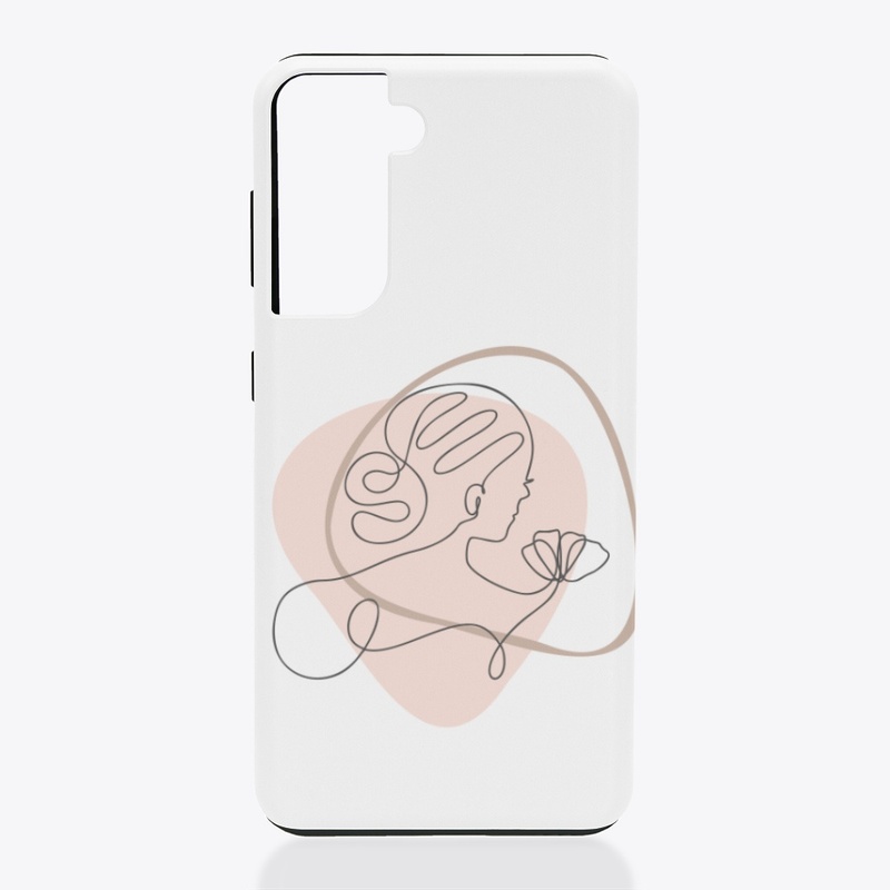 Minimal, Abstract Lady Line