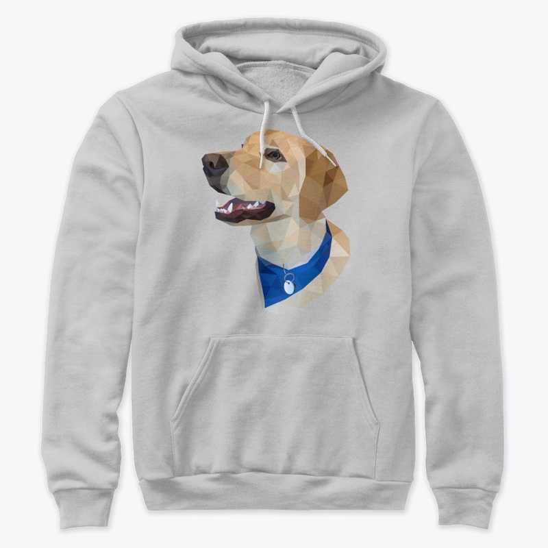 Geometric Art Golden Retriever Lab Mix