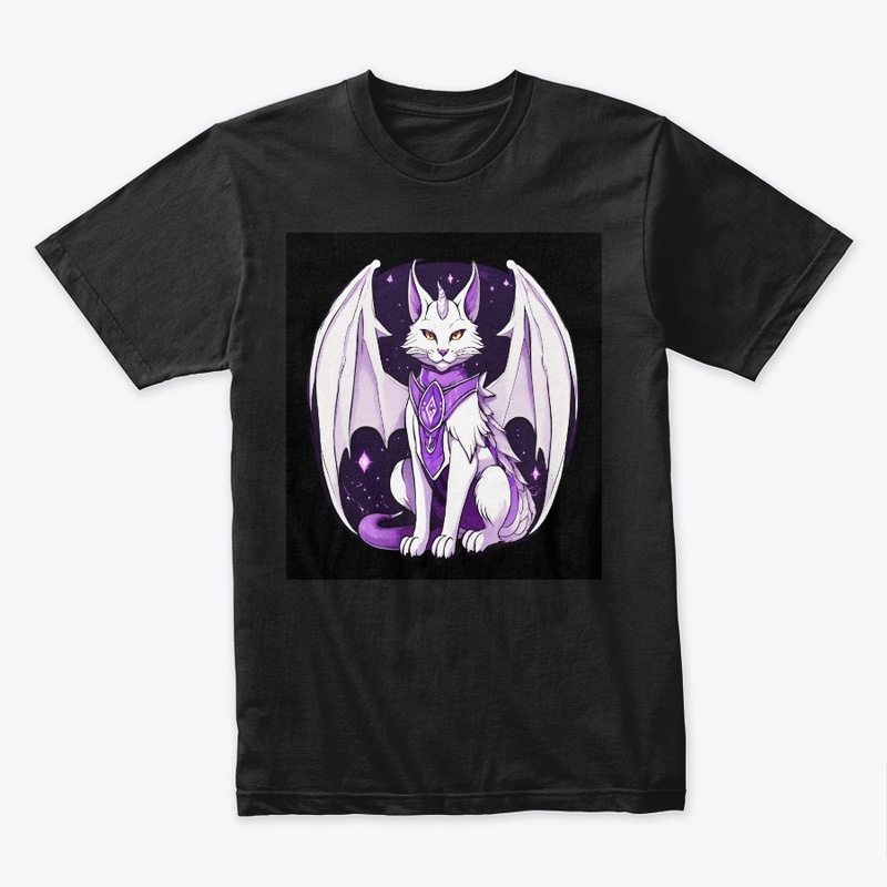 White purple Dragon cat 