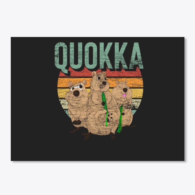Retro Quokka - Cute Gift Animal Lover