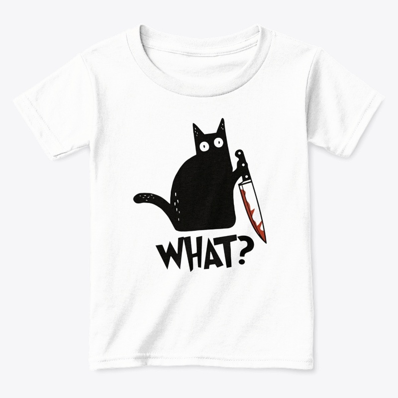 Cat What? Murderous Black Cat With Knife