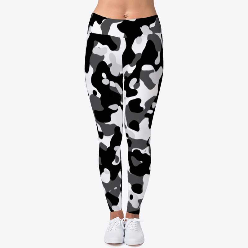 Grey Camo Leggings