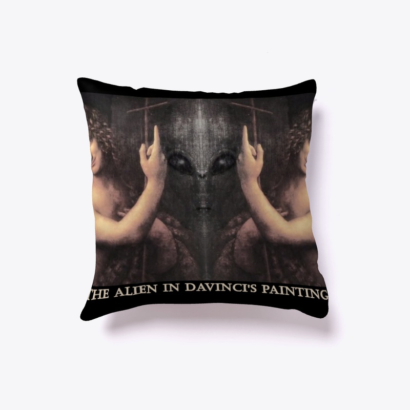 The Alien In Davinci's Painting  T-shirt