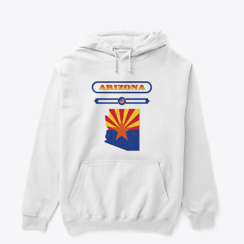 ARIZONA MAP, ARIZONA, USA. SAMER BRASIL