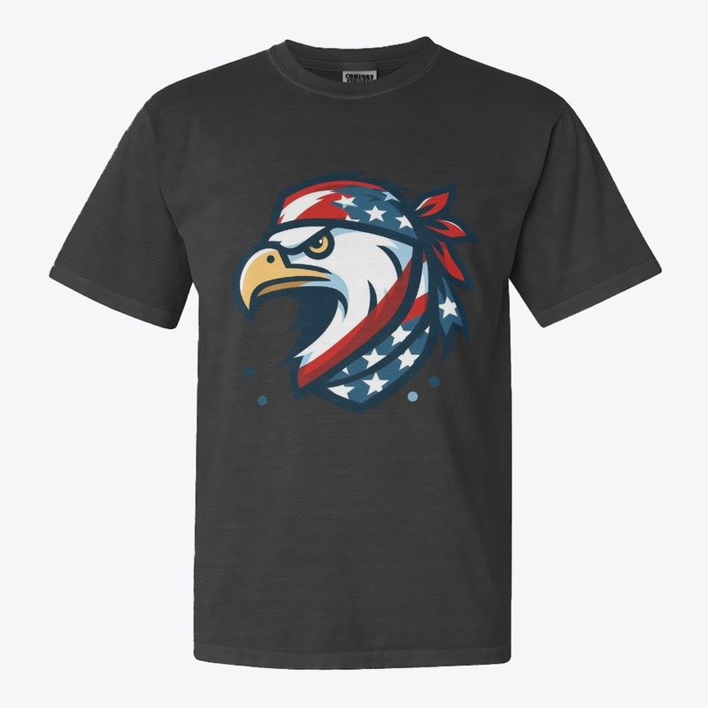 2025 Eagle Bandana July 4th Tee