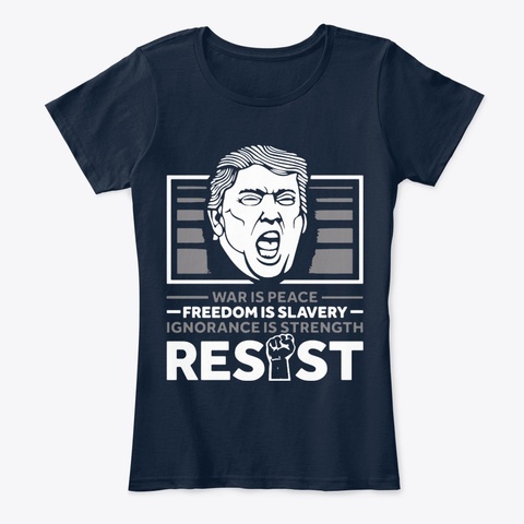 Resist New Navy T-Shirt Front
