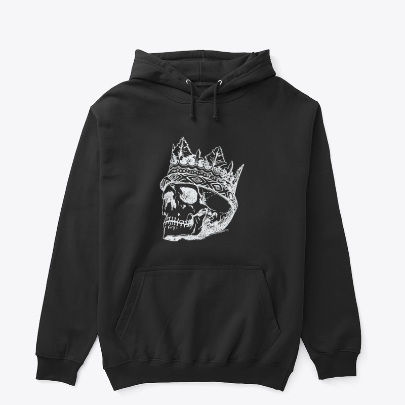 King skull with crown