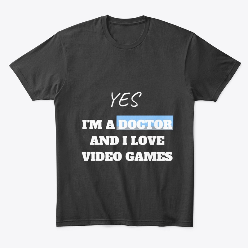 a doctor loves  video games T-shirt