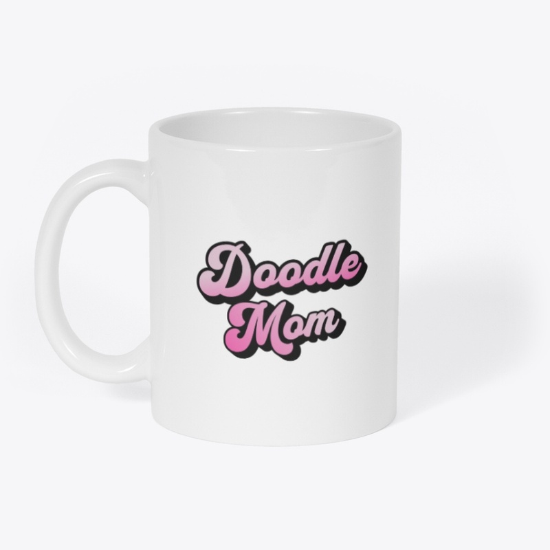 Doodle Mom Gradient Pink
