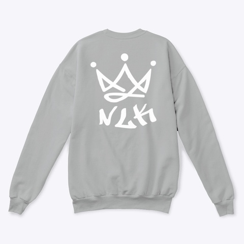 Nlk Logo Crew Light Steel  T-Shirt Back