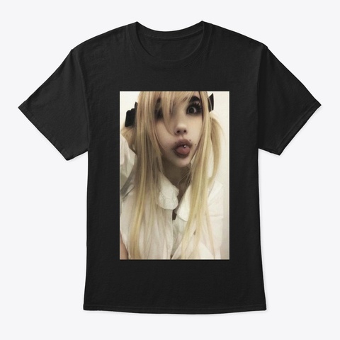 Mshirt111 Black T-Shirt Front
