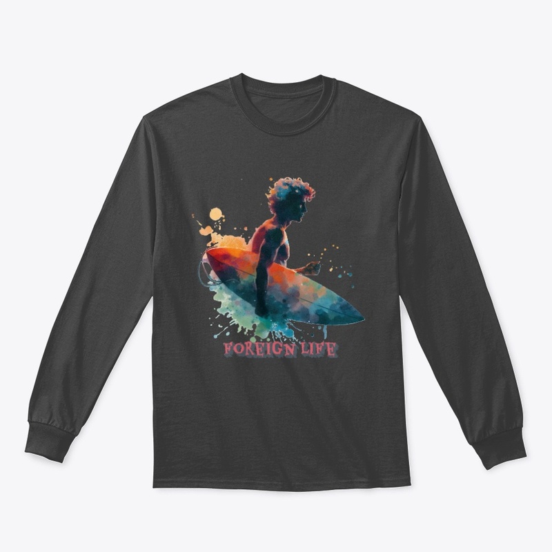Foreign Life Spray Painted Surfer