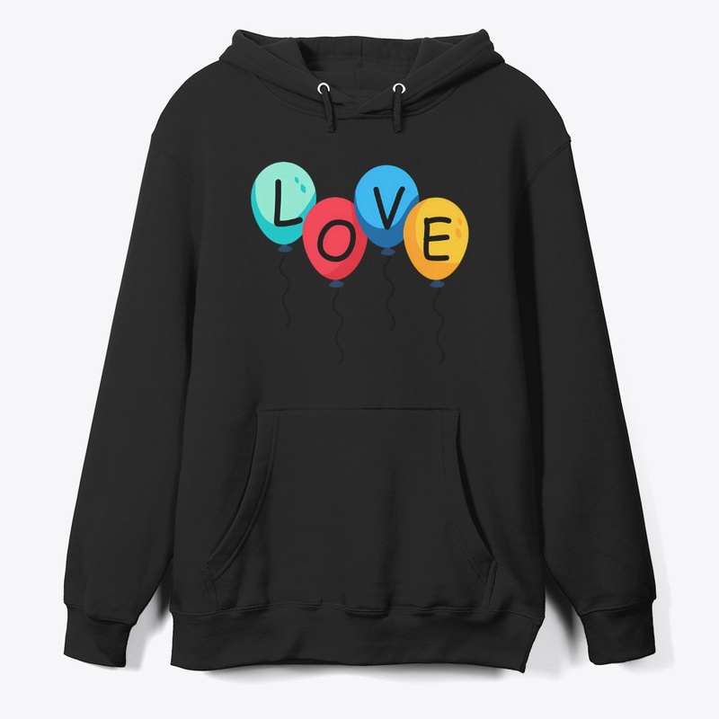 "LOVE" Balloons – A Burst of Color 