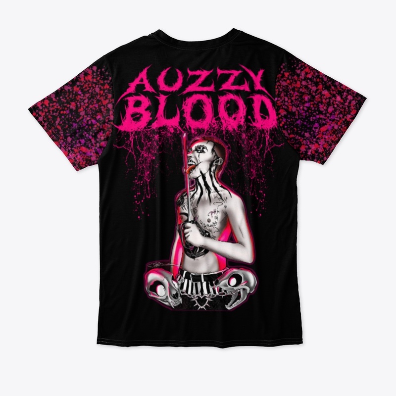 Auzzy Blood Sword Swallower Art tee