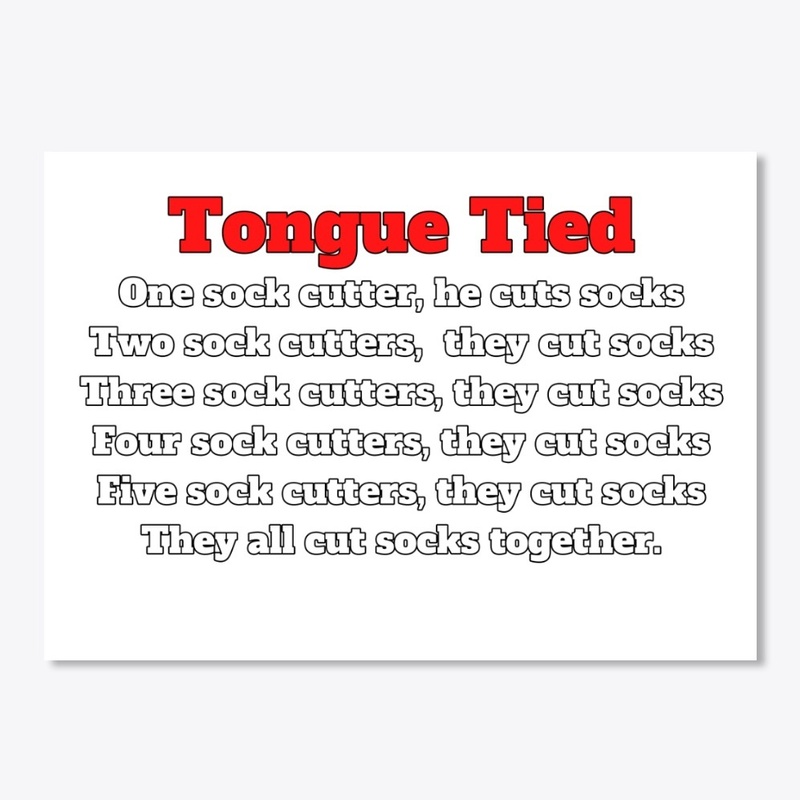 Sock Cutter Tongue Twister Funny