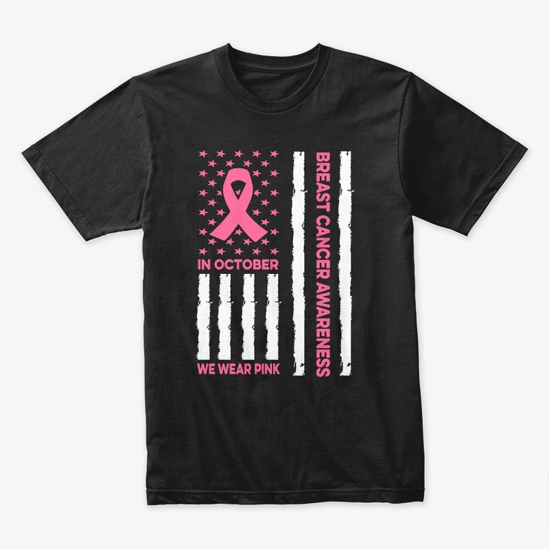 In October We Wear Pink Cancer T shirt