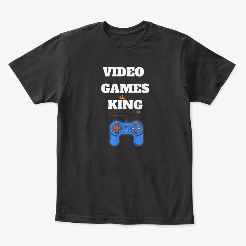 video games king tshirt