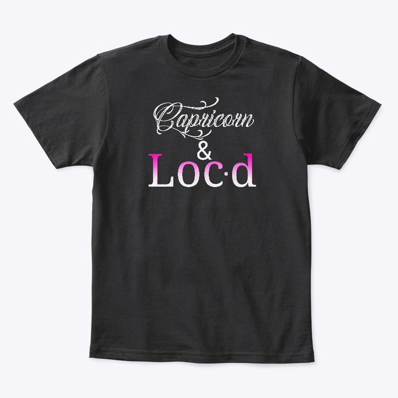 Capricorn & loc'd zodiac tee shirt