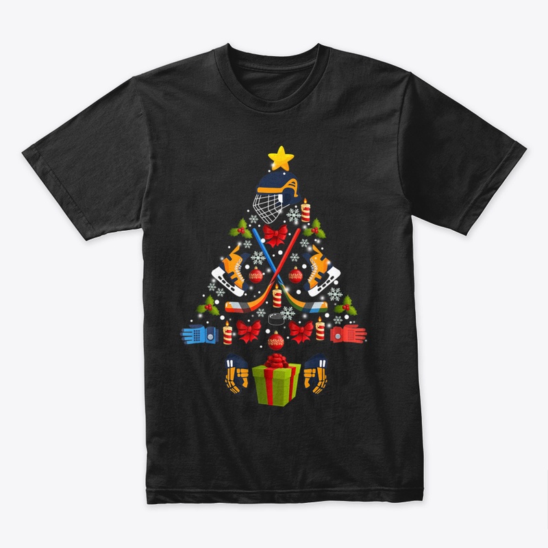 ICE HOCKEY CHRISTMAS ORNAMENT TREE LIGHT