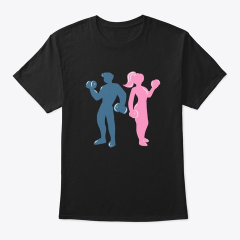 Sport Fitness Health Competitive Sport E Black T-Shirt Front