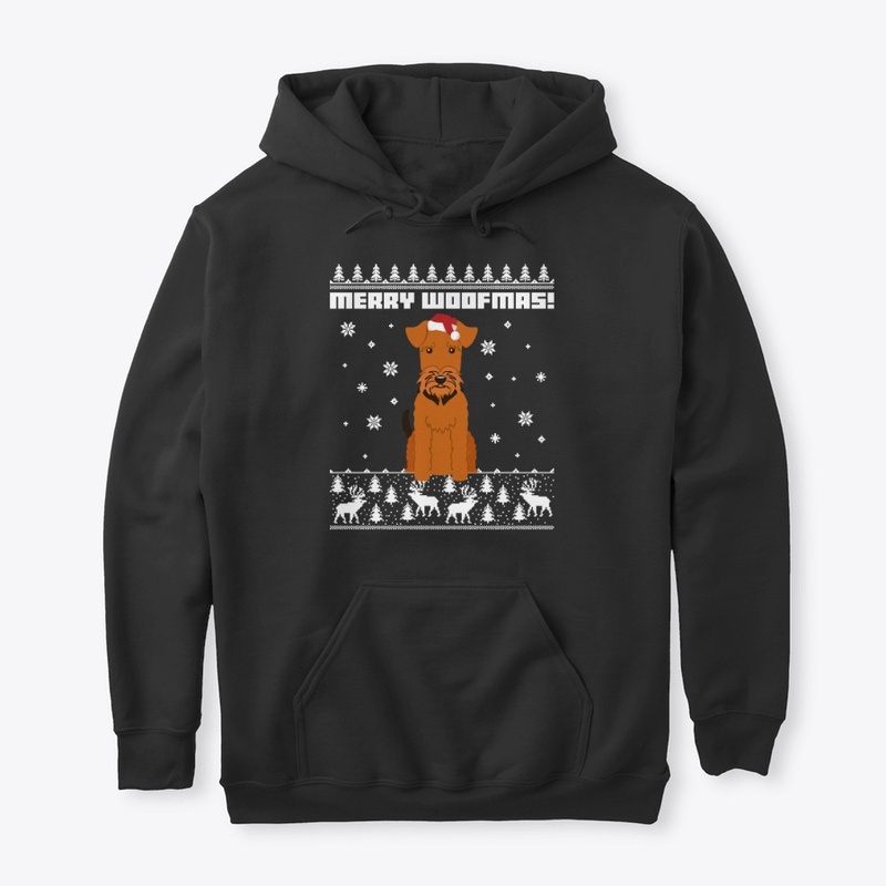Welsh Terrier Merry Woofmas, Ugly 🎄 