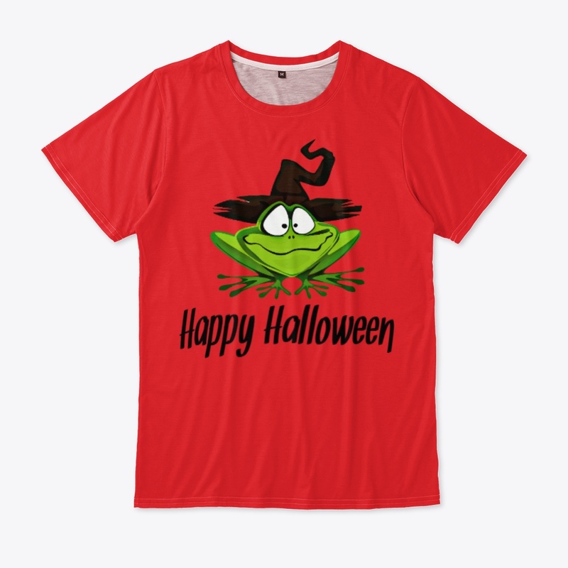 Happy Halloween frog