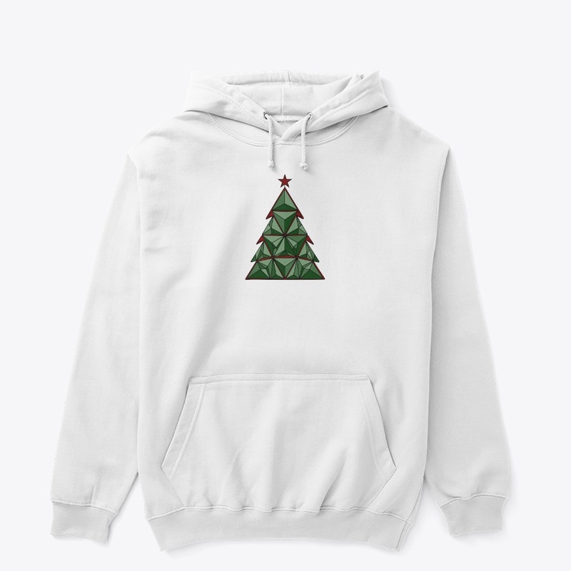 Green modern christmas tree