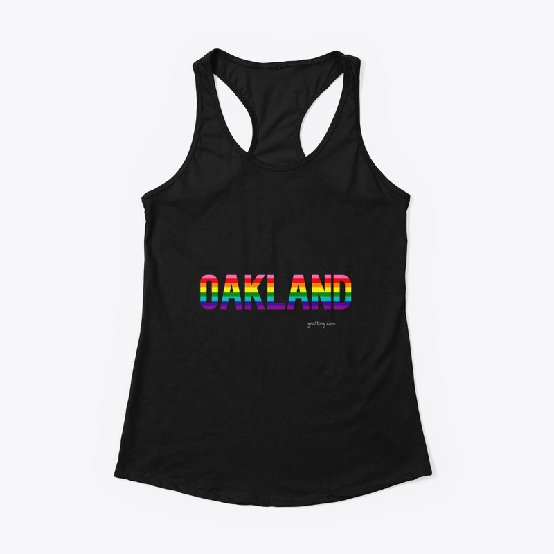 Oakland Pride Rainbow Flag Apparel