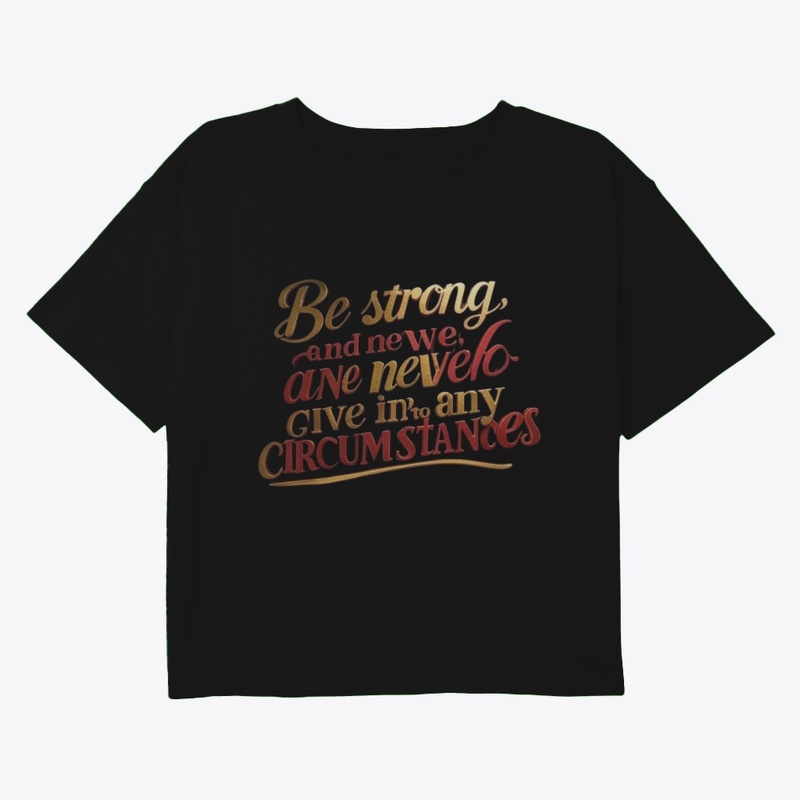 Be strong
