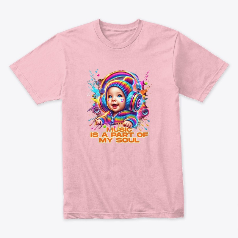 Music Soul Baby - Neon Splash Art