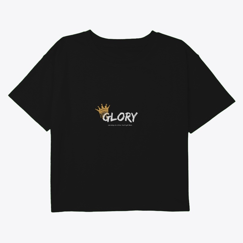 White Typography Success Quote T-Shirt