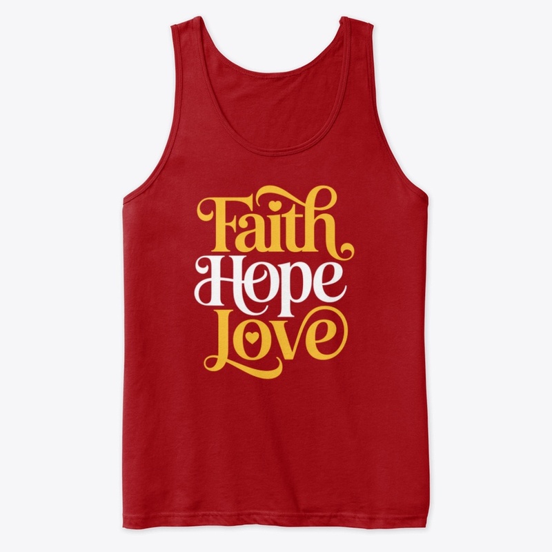 Faith Hope Love Typography