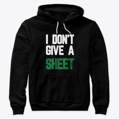 Don't Give Hoodie Xel Plus Black T-Shirt Front