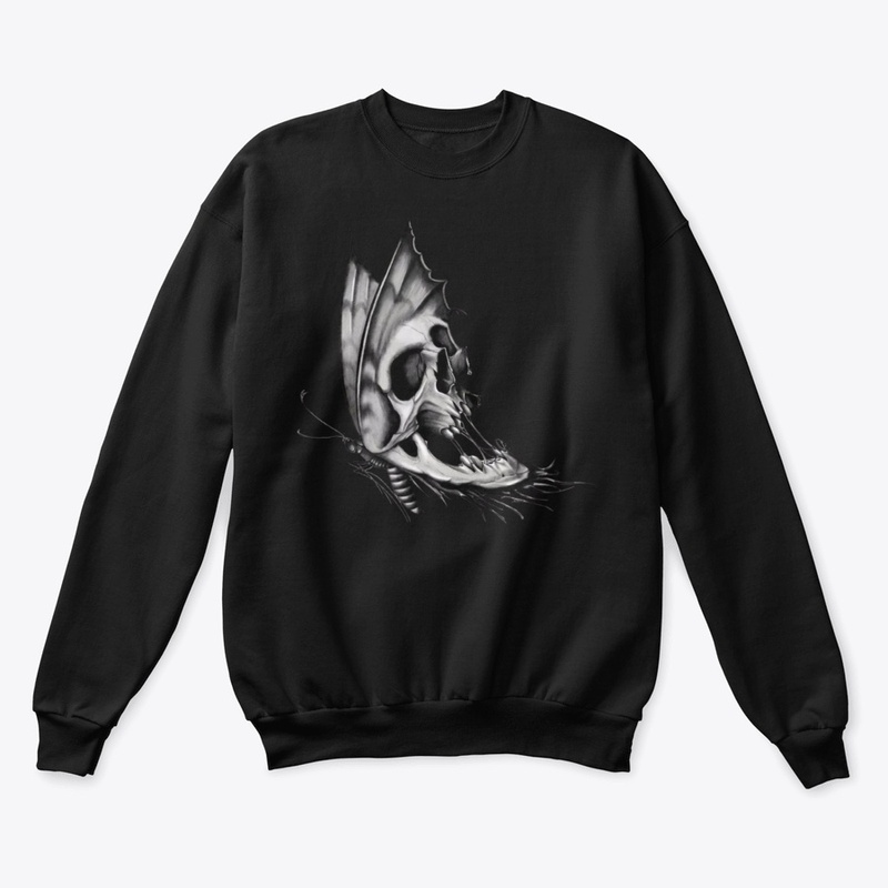 Graphic Skull Butterfly 